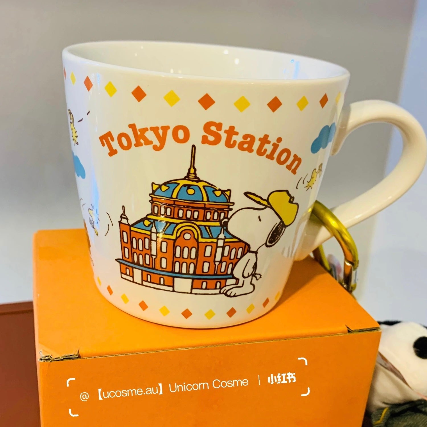 Snoopy｜东京站限定史努比马克杯｜约W110×H97×D95mm