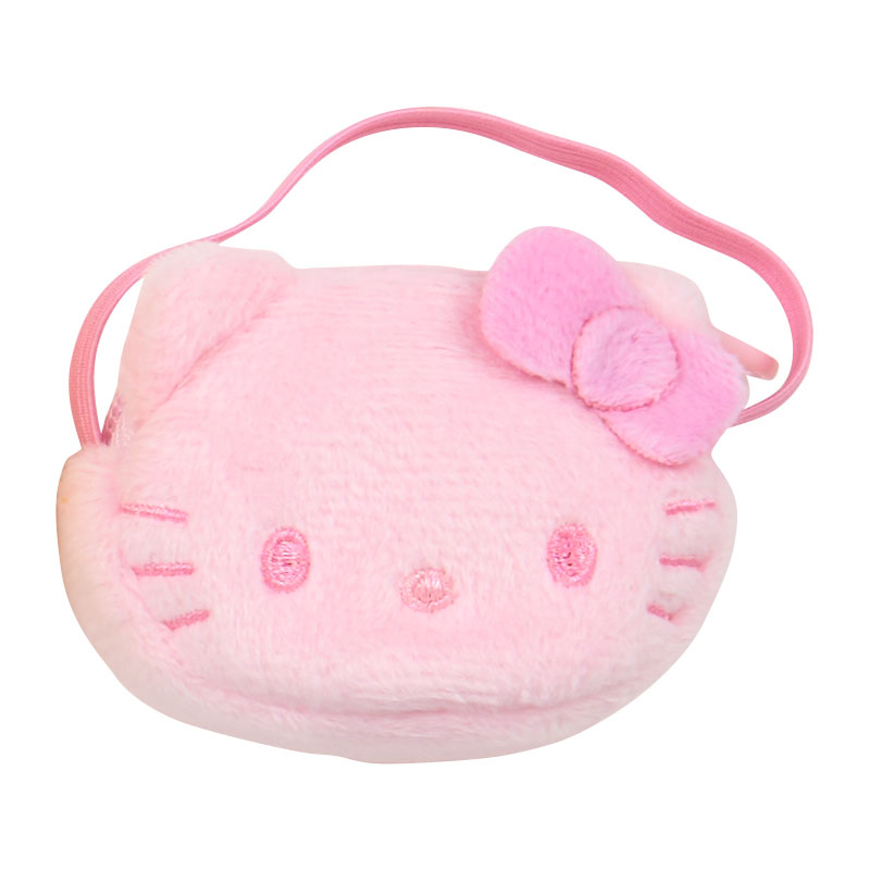 Sanrio三丽鸥｜Color Variation Plush Pochette-Hello Kitty凯蒂猫脸型彩色10色毛绒迷你斜挎包盲盒/全10种｜1枚入