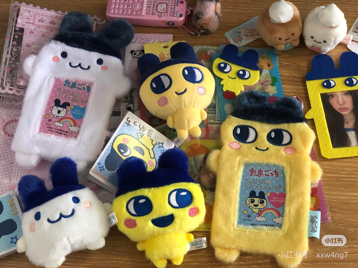 Tamagotchi拓麻歌子｜Plush Mascot电子宠物可爱角色毛绒玩偶挂件/包挂｜约90x100x50mm