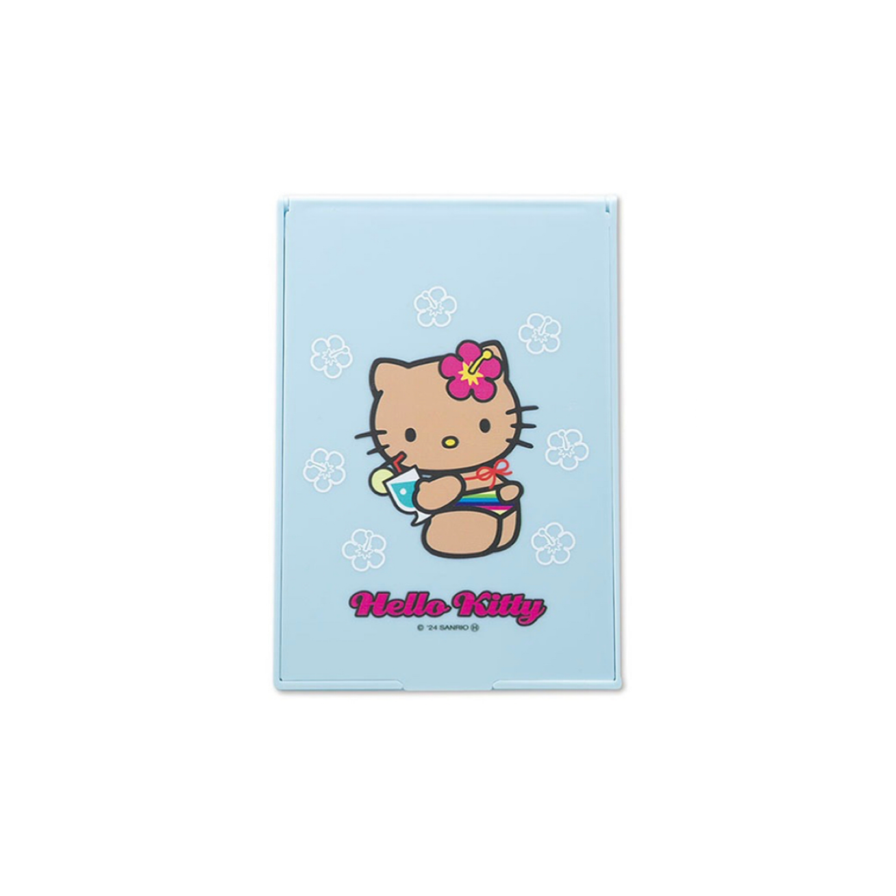 Sanrio三丽鸥｜Avail联名黑皮Hello Kitty折叠镜子｜约H16xW11cm