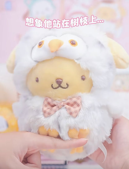 Sanrio三丽鸥｜Plush Toy/Forest Small Animals秋日森林小动物系列超好摸圆溜溜毛绒玩偶/公仔｜约 15×16×22cm