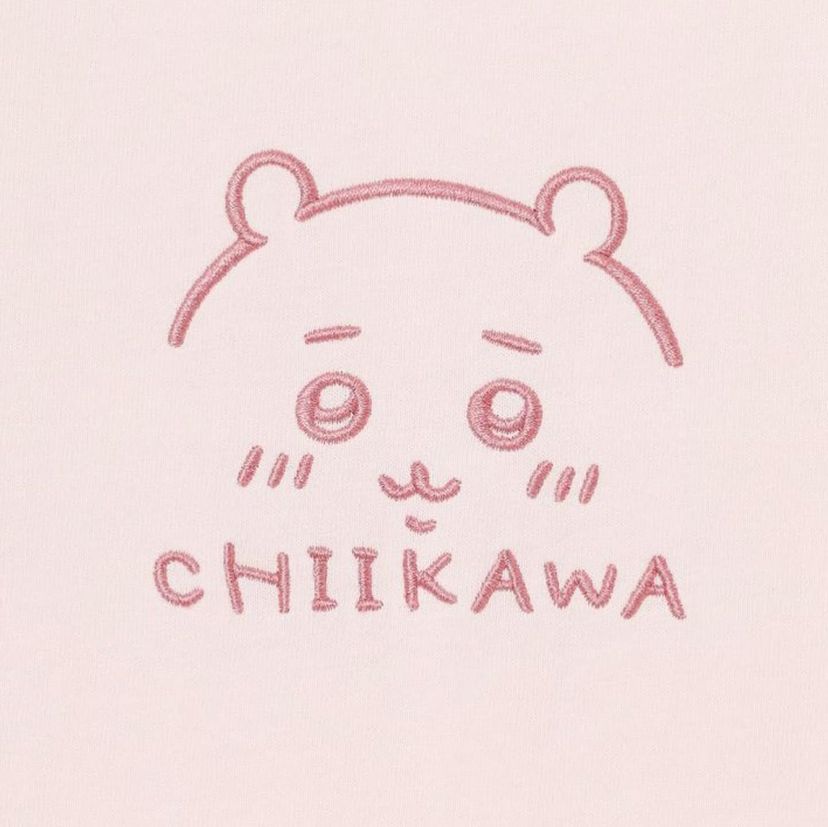 Chiikawa 吉伊卡哇｜精致立体刺绣角色图案T恤/Tshirt