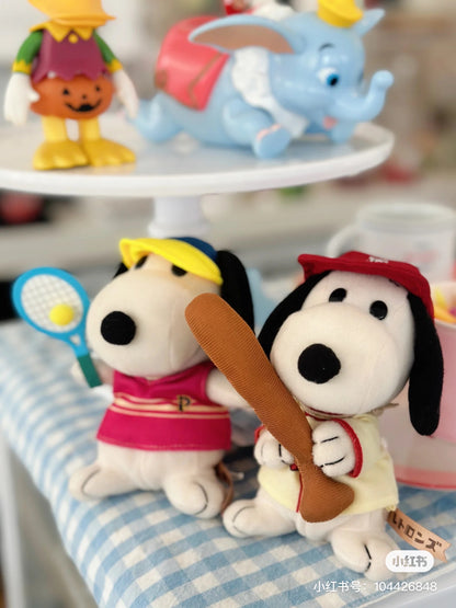 Snoopy｜snoopy&amp;woodstock史努比和糊涂塔克棒球系列mini公仔/玩偶