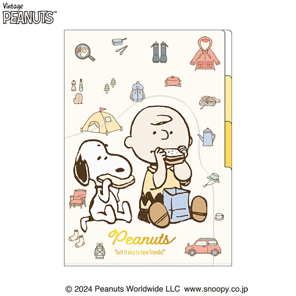 Snoopy｜日本制/可爱多层文件夹｜约310 x W220 x D1