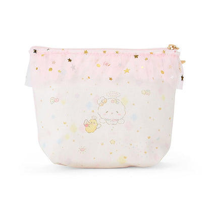 Sanrio｜Pouch - Cogimyun / Angel Play Party小麦云粉精灵天使系列粉色纱纱化妆包/收纳包｜约15×5×12cm