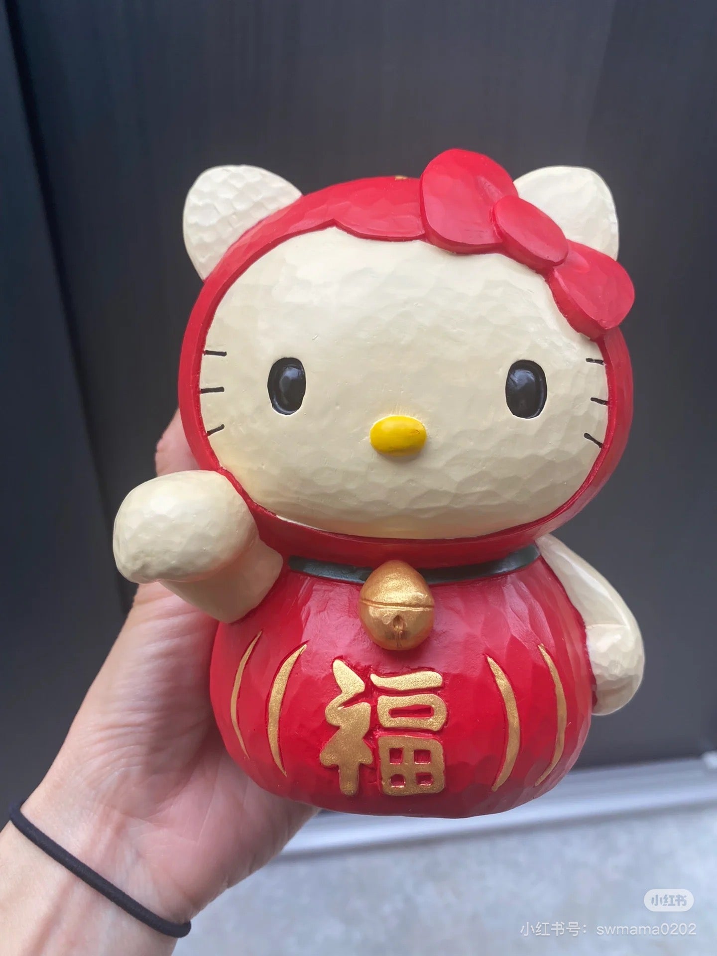 HelloKitty凯蒂猫｜Hello kitty开运存钱罐不倒翁｜约H160 W120 D110mm