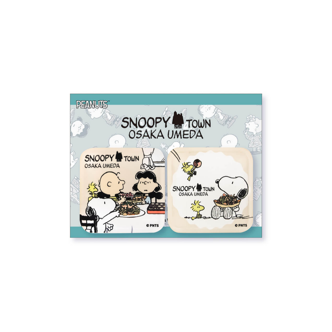 Snoopy｜大阪梅田限定章鱼烧派对系列冰箱贴2枚组