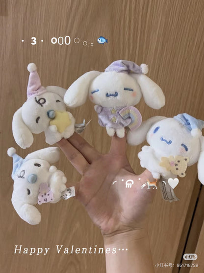 Sanrio三丽鸥｜ Secret Puppet Mascot - Cinnamoroll / Sleepy Time Blind Box玉桂狗甜梦系列困困大耳狗毛绒指偶盲盒/全8种｜1枚入