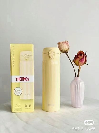 Thermos｜超轻不锈钢便携保冷保温杯/多色选｜500ml