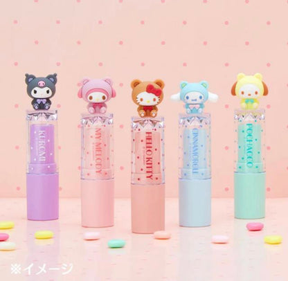 Sanrio｜2023最新Kawaii Cosme保湿润唇膏｜3.8g 尺寸: 2.5 x 2.5 x 9.7cm