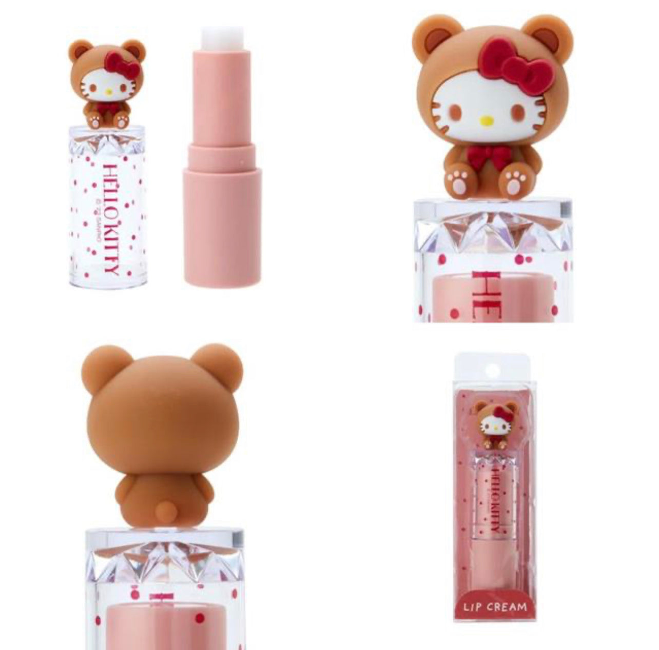 Sanrio｜2023最新Kawaii Cosme保湿润唇膏｜3.8g 尺寸: 2.5 x 2.5 x 9.7cm