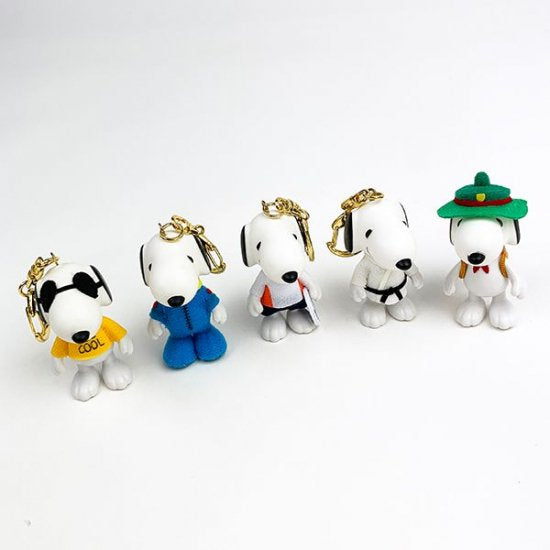 Snoopy｜运动橡胶史努比小挂件｜约6×3×4cm