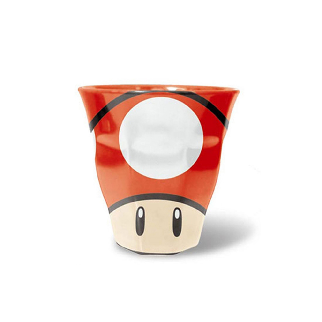 Nintendo｜Mario Melamine Tumbler - Mushroom / Super Mario Brothers超级马里奥蘑菇头奇诺比奥树脂防摔漱口杯/水杯/正反两种图案｜约88×90mm