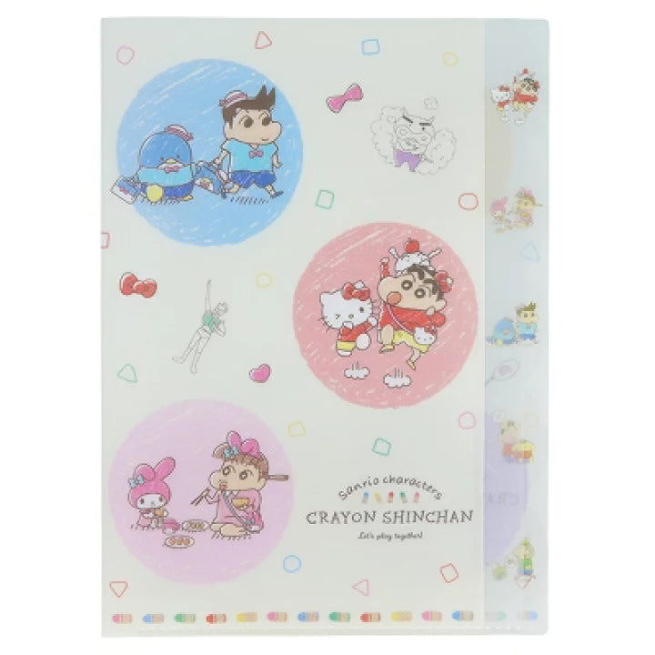 Sanrio｜Crayon shin-chan蜡笔小新联名文件夹｜225×310×2ｍｍ