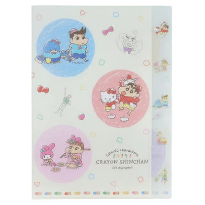 Sanrio｜Crayon shin-chan蜡笔小新联名文件夹｜225×310×2ｍｍ