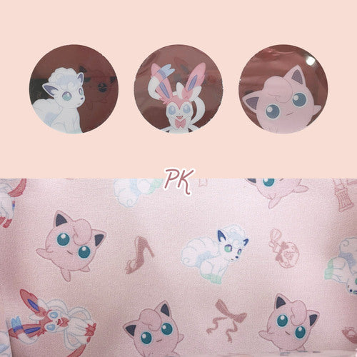 Pikachu皮卡丘｜PK Pokemon系列皮质感化妆包｜约H12×W17×D4.5cm