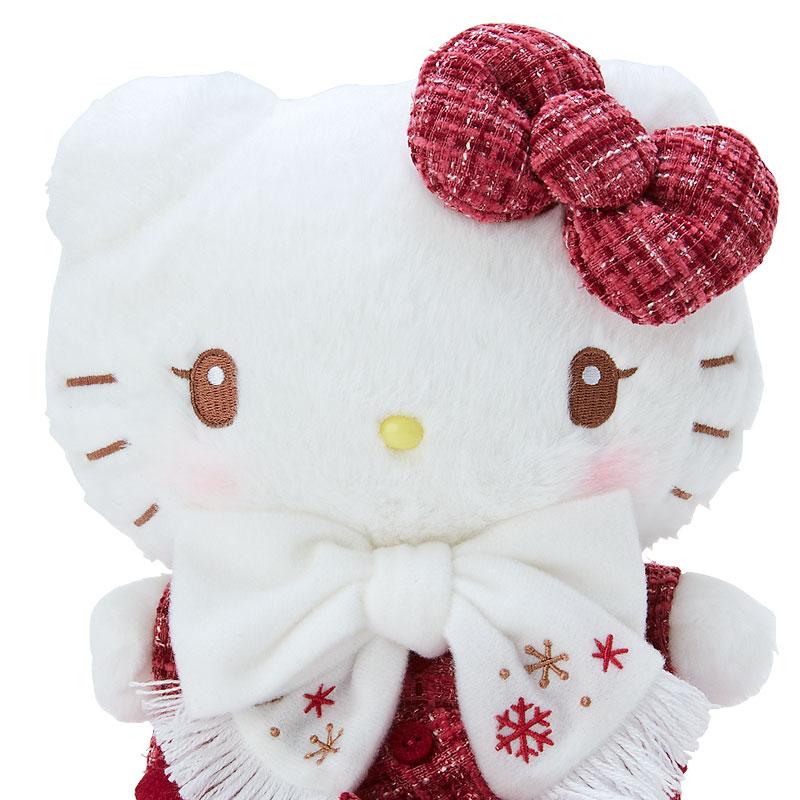 Sanrio｜冬季限定小香风角色玩偶/公仔｜約幅21×奥行13.5×高さ25cm