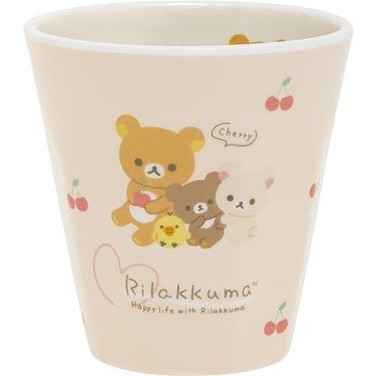 Rilakkuma轻松熊｜耐热耐摔敞口杯/漱口杯｜270ml