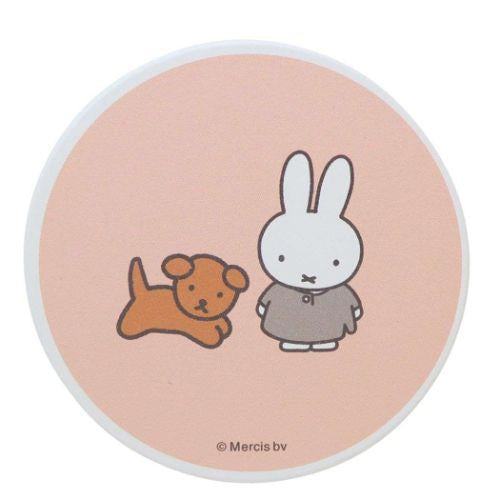 Miffy米菲｜miffy and snuffy陶制吸水杯垫｜φ90×7mm