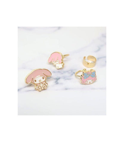 Sanrio｜角色可爱耳环｜本体 直径约8.9~16.3mm