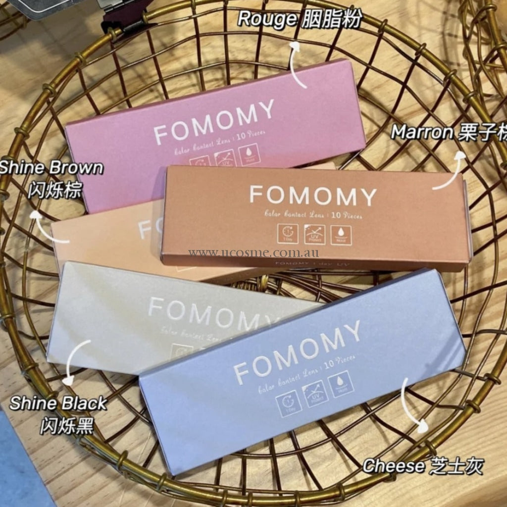 Fomomy｜日抛美瞳Cheese/芝士灰/直径14.2mm｜10片