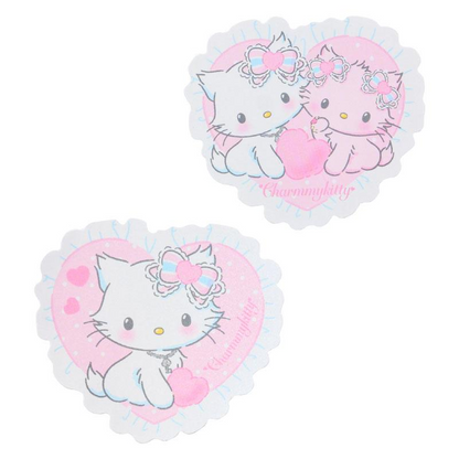 Sanrio三丽鸥｜Sticker Set - Charmmy Kitty / Fluffy Heart毛茸茸爱心系列平成复古可爱角色贴纸套装｜16枚入