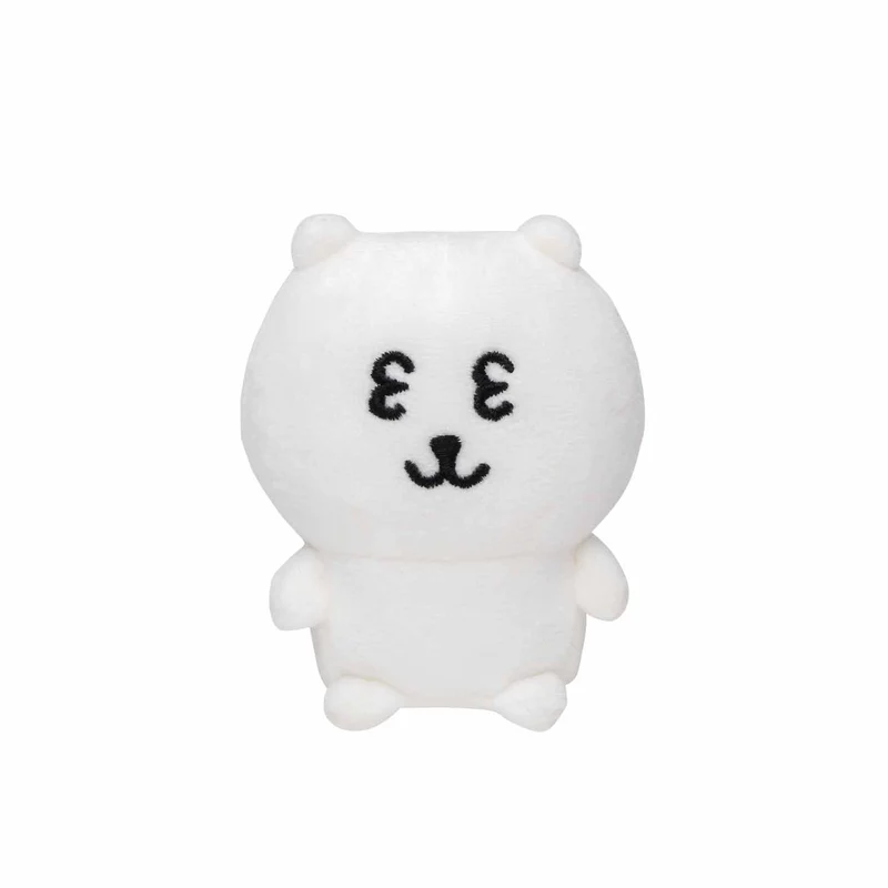 Nagano自嘲熊｜Market Minimini SuspensionMascot（Nagano bear/ Nemui)33眼白熊迷你毛绒玩偶摆件/公仔｜約H70 x W60 x D40mm