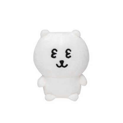 Nagano自嘲熊｜Market Minimini SuspensionMascot（Nagano bear/ Nemui)33眼白熊迷你毛绒玩偶摆件/公仔｜約H70 x W60 x D40mm