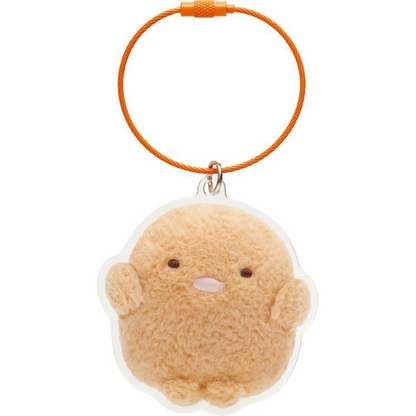 San-X｜Key Ring Sumikkogurashi Rilakkuma Acrylic Key Chain可爱角色亚克力双面图案钢绳钥匙圈/钥匙扣｜约67×62mm