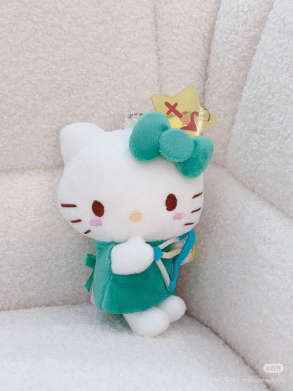 Sanrio三丽鸥｜Avail联名Hello Kitty凯蒂猫50周年限定12星座毛绒玩偶挂件/包挂