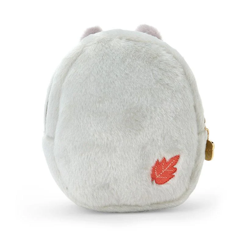 Sanrio三丽鸥｜Pouch/Forest Small Animals秋日森林小动物系列毛绒软糯零钱包/小收纳包/化妆包｜约 12×6×14cm