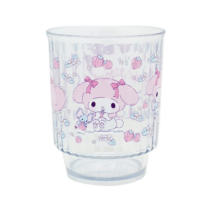 Sanrio三丽鸥｜Clear Plastic Tumbler可爱图案树脂防摔透明杯子/水杯｜约380ml