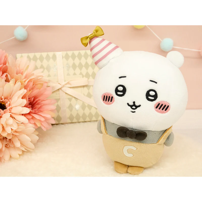 Chiikawa 吉伊卡哇｜ Chubby Potetama Plush Toy - Chiikawa Party生日派对系列可爱角色毛绒玩偶/公仔｜约175×120×90mm