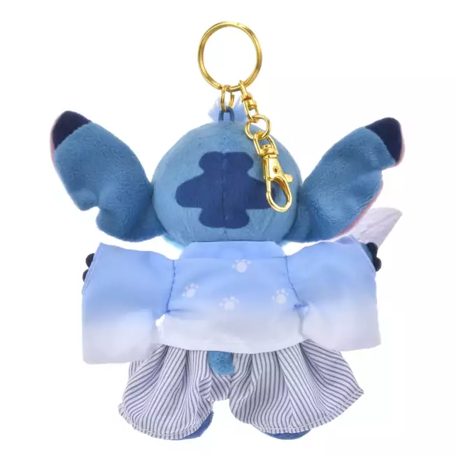 Disney｜Mickey Minnie Donald Stitch Baymax Kimono Keychain和服系列毛绒玩偶钥匙扣挂件/包挂｜約 H13 x W15 x D7(cm)）