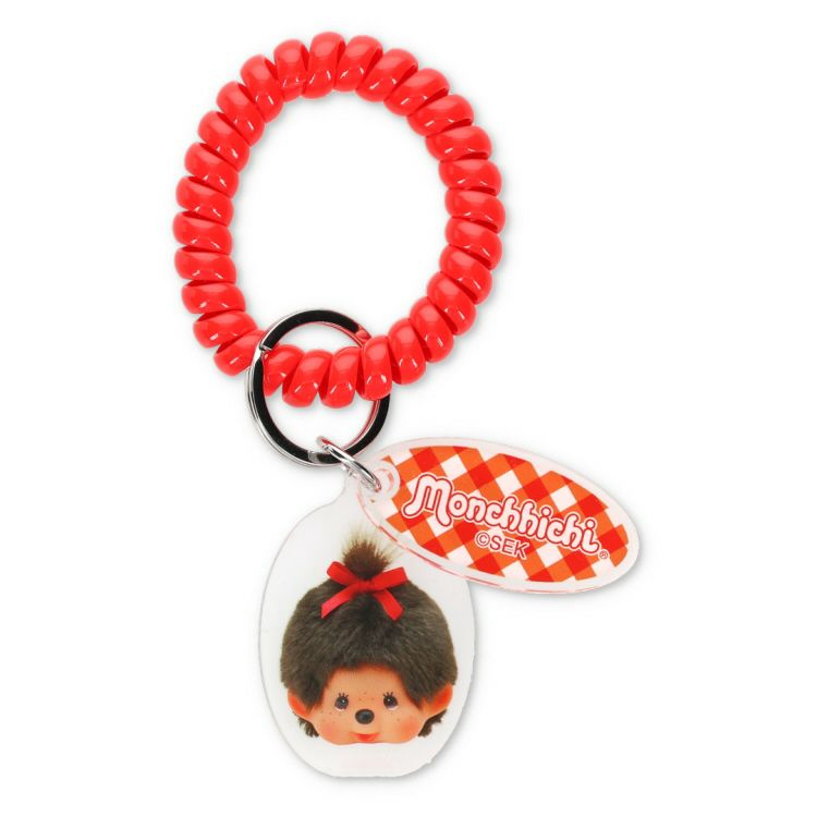 Monchhichi｜coil bracelet for girls｜H5 x W3.4 cm approx.