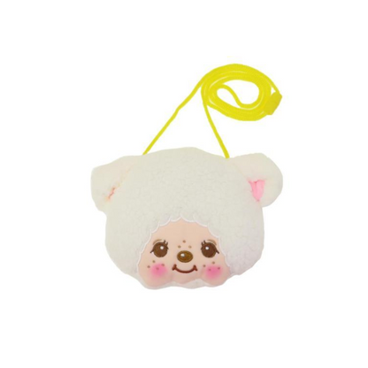 Monchhichi｜Mascot Neck Pouch｜11.5×13.5×2.5cm approx.