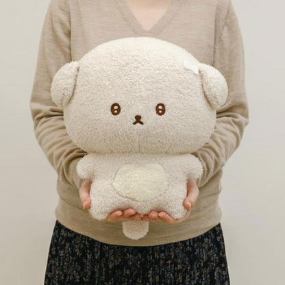 Ishiyowachan｜San-X Plush Toy (M) - Ishiyowa-chan新角色软绵绵垂耳社恐小狗M号毛绒玩偶公仔/意志薄弱狗/内向修狗/表情好萌｜约320×300×190mm