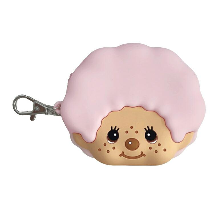 Monchhichi｜Silicone Face Pouch｜H8 x W9.5 x D3.8mm approx.