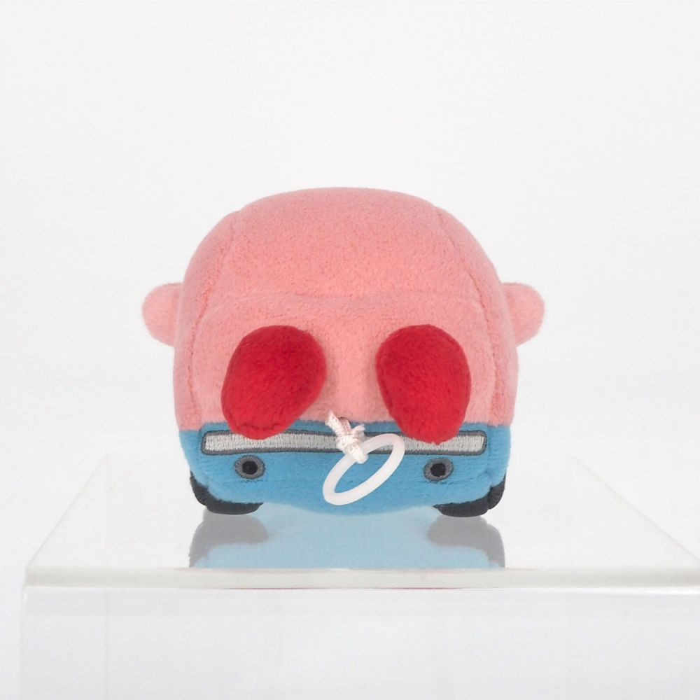 Kirby星之卡比｜Shaking Plush Car Mouth Kirby吞下整辆汽车变身毛绒玩具摆件/公仔/拉发条会震动｜约W9 x D13.5 x H7 cm