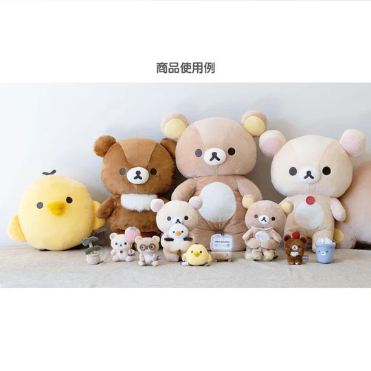 Rilakkuma轻松熊｜Kiiroitori Yellow Chick Plush Doll M BASIC RILAKKUMA Favorite Things San-X软乎乎超好摸鼻孔鸡毛绒玩偶公仔/抱枕/靠垫｜约 220×260×220mm