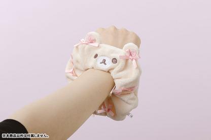 Rilakkuma轻松熊｜Korilakkuma Osora no Kururin Wataame Scrunchie天空棉花糖系列可爱毛绒肥肠圈/发圈/发绳｜约 130 x 130mm