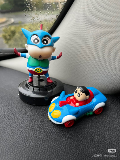 Tomica｜DREAM Tomica 169 Crayon Shin-chan蜡笔小新动感超人赛车玩具模型｜约78×41×39mm