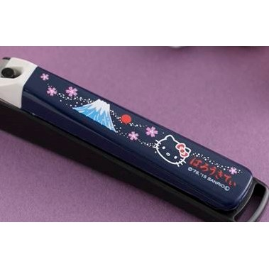 KAI贝印｜Hello Kitty Wafu Nail Clipper Standard M Fujisan Mount Fuji凯蒂猫和风富士山不锈钢指甲钳M号/防飞溅