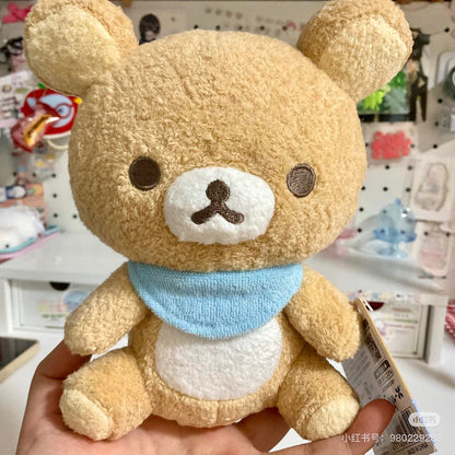 Rilakkuma轻松熊｜ Plush Doll 口水巾坐姿毛绒玩偶/公仔｜约W145×H170×D90mm