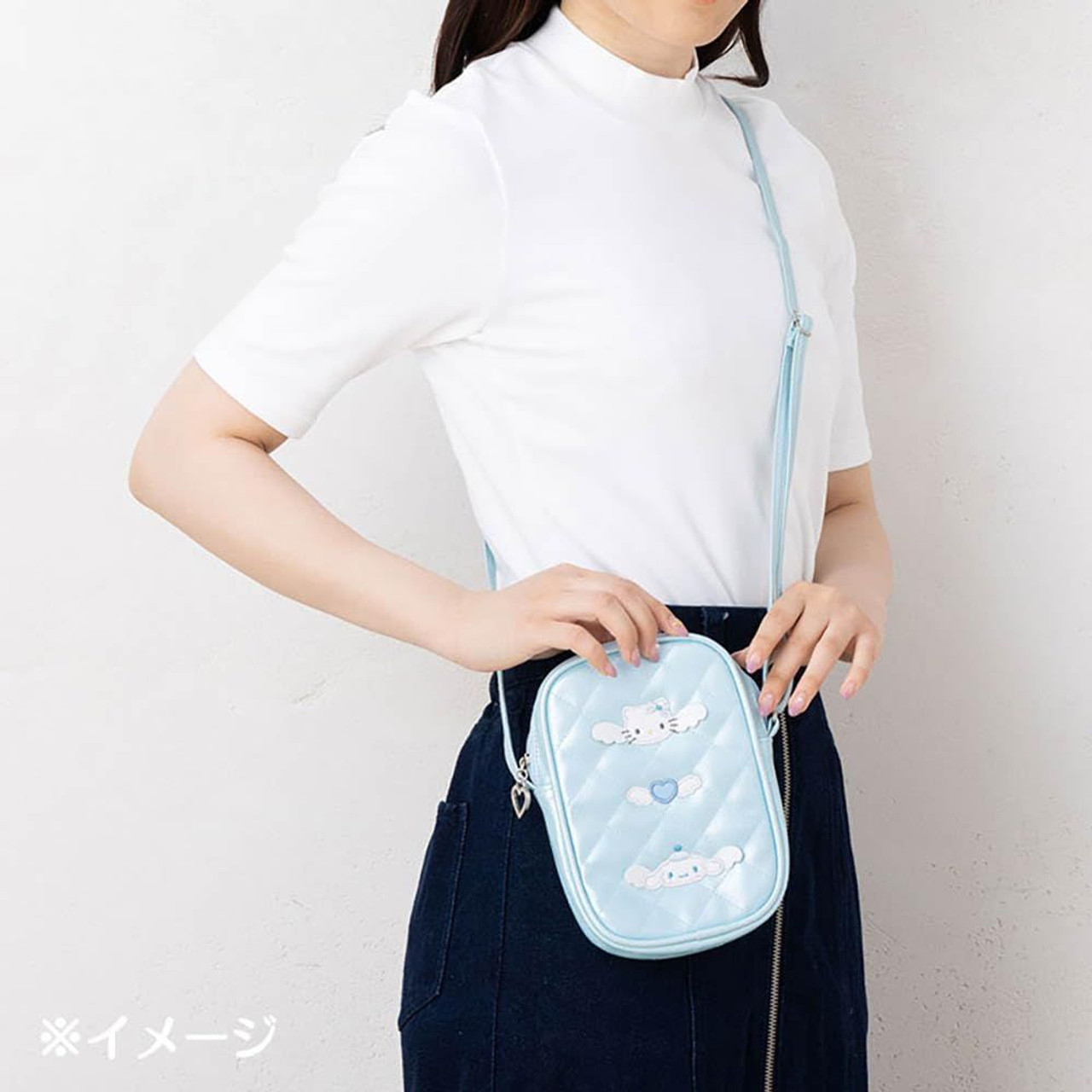 Sanrio三丽鸥｜Sanrio Original Mini Shoulder Bag - Dreaming Angel 2nd Angel水色天使爱神系列双面图案挎包｜约13×4×20cm