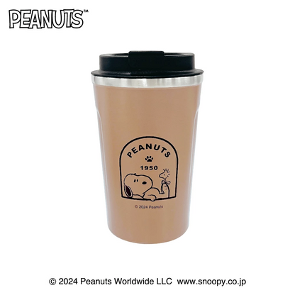 Snoopy史努比｜Peanuts可爱图案翻盖不锈钢保温保冷咖啡杯｜300ml