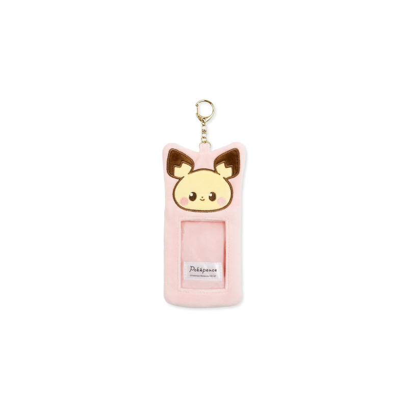 Pikachu皮卡丘｜ Pokemon Photo Holder Card Case Keychain可爱角色毛绒卡套｜约107x211x20mm