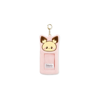 Pikachu皮卡丘｜ Pokemon Photo Holder Card Case Keychain可爱角色毛绒卡套｜约107x211x20mm