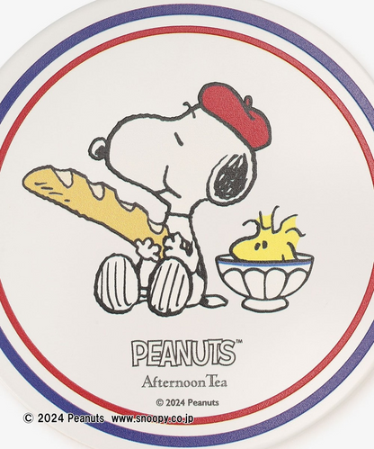 Snoopy史努比｜PEANUTS x Afternoon Tea下午茶联名巴黎铁塔系列山中树脂杯垫