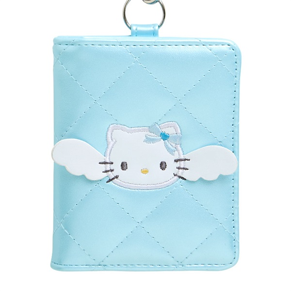 Sanrio三丽鸥｜Sanrio Original Bi-fold Card Case  / Dreaming Angel水色天使爱神系列蓝色卡包｜约W9×D1.5×H10.8cm